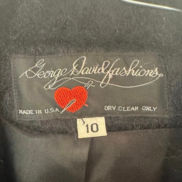 Vintage George David Fashions Women’s Double Breasted Pea Coat Size 10 USA Made - Picture 3 of 9